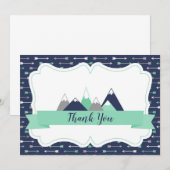 Flatte dank je kaarten bergen (Voorkant / Achterkant)