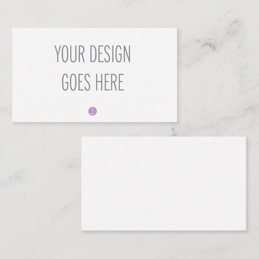 Flatte kaart of gebufferde labels, DIY PRINTING Visitekaartje (Voorkant / Achterkant)