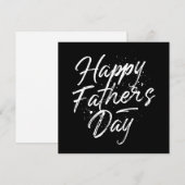 Flatte Vaderdag Kaart (5,25 x 5,25) (Voorkant / Achterkant)