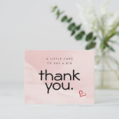 Flatte zakelijke moderne, bedankt kaarten (Staand voorkant)