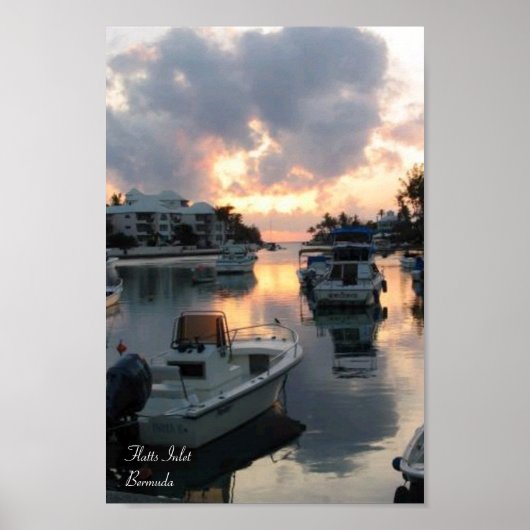 Flatts Inlet - Bermuda Poster (Voorkant)