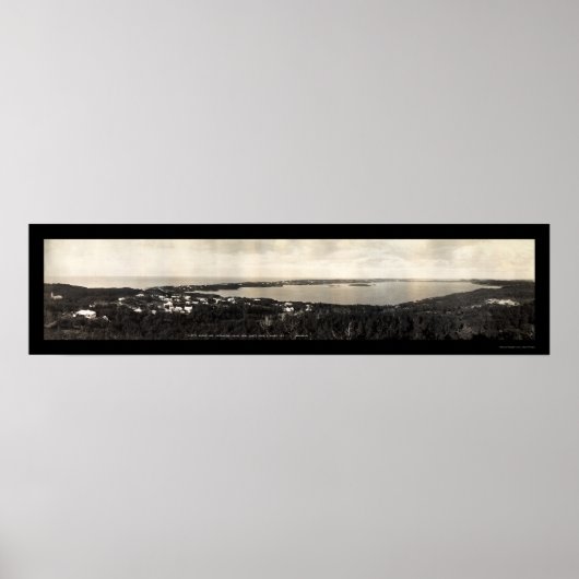 Flatts Village Bermuda Photo 1911 Poster (Voorkant)