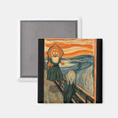 Flatwood Monster Funny Cryptid West Virginia Souv Magneet (Voorkant / Achterkant)