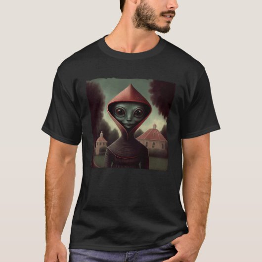 Flatwoods Monster Braxie 1952 Creepy Alien Cryptid T-shirt (Voorkant)