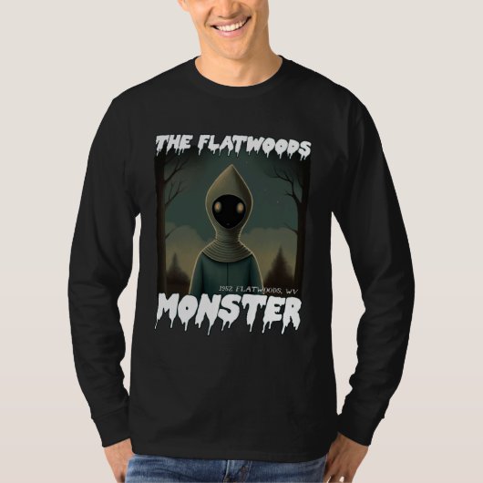 Flatwoods Monster Braxie 1952 Creepy Alien Cryptid T-shirt (Voorkant)