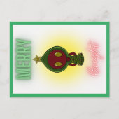 Flatwoods monster kerst briefkaart (Voorkant)