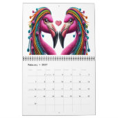 Flaunty Flamingo versie 1 Kalender (Feb 2027)