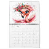 Flaunty Flamingo versie 1 Kalender (Jan 2027)