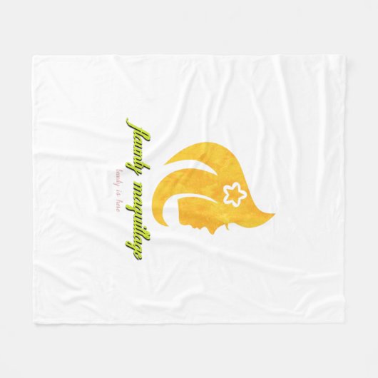 flaunty maquillage fleece deken (Voorkant (Horizontaal))