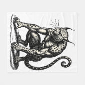 Flauros Ontketend Fleece Deken (Voorkant (Horizontaal))