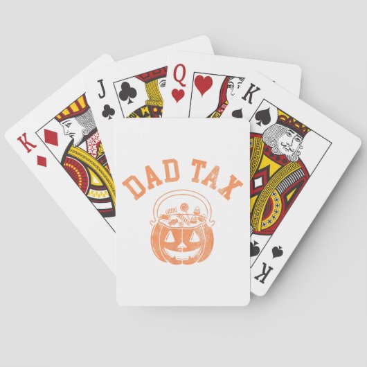 Flauwe grap pokerkaarten (Achterkant)