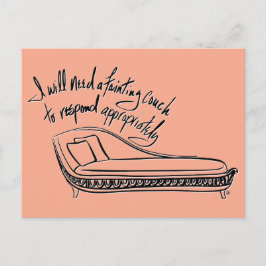 Flauwvalcouch Feestdagenkaart