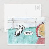 flauwvallen briefkaart (Voorkant / Achterkant)