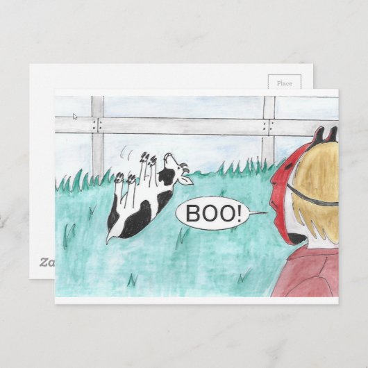 flauwvallen briefkaart (Voorkant / Achterkant)