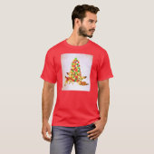  flauwvallen door kerstboom met gumdrop t-shirt (Voorkant volledig)