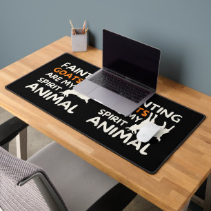 Flauwvallende Geiten Zijn Mijn Spirit Animal Grapp Bureaumat