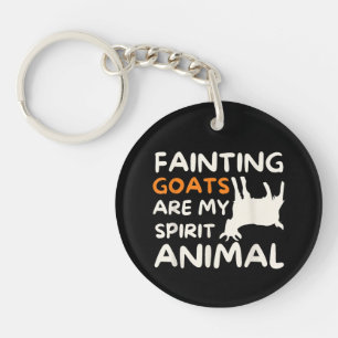 Flauwvallende Geiten Zijn Mijn Spirit Animal Grapp Sleutelhanger