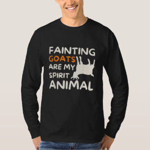 Flauwvallende Geiten Zijn Mijn Spirit Animal Grapp T-shirt