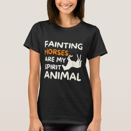 Flauwvallende Paarden Zijn Mijn Favoriete Dier Gra T-shirt (Voorkant)