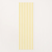 Flavescent Yellow  Vertical Stripped  Yogamat (Voorkant)