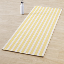 Flavescent Yellow  Vertical Stripped  Yogamat