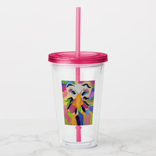 Flavia Acryl Tumbler Drinkbeker (Voorkant)