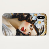 Flavia Art Nouveau Groep Mucha Stijl Case-Mate iPhone Case (Achterkant (horizontaal))