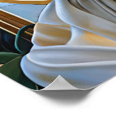 Flavia Art Nouveau Groep Mucha Stijl Poster (Hoek)