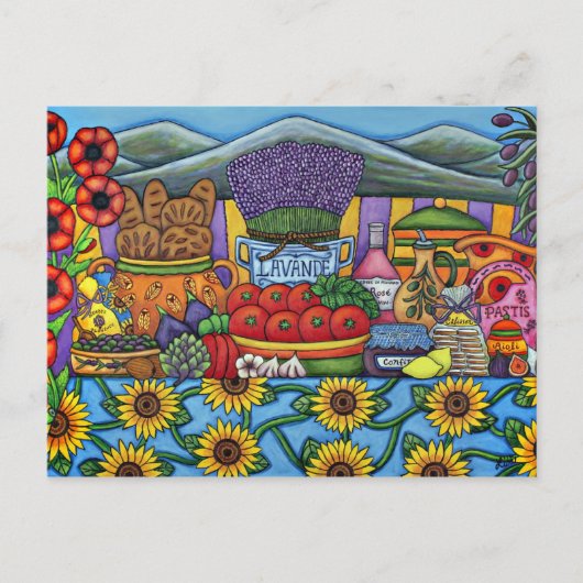 Flavours of Provence Postcard Briefkaart (Voorkant)