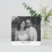 "Flavus"-bedankkaart (Staand voorkant)