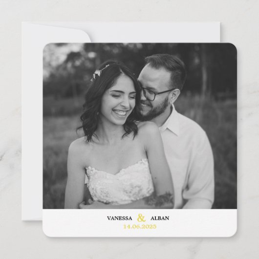 "Flavus"-bedankkaart (Voorkant)