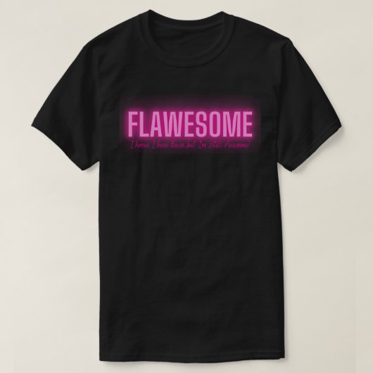 Flawesome ontwerp 1 t-shirt (Design voorkant)