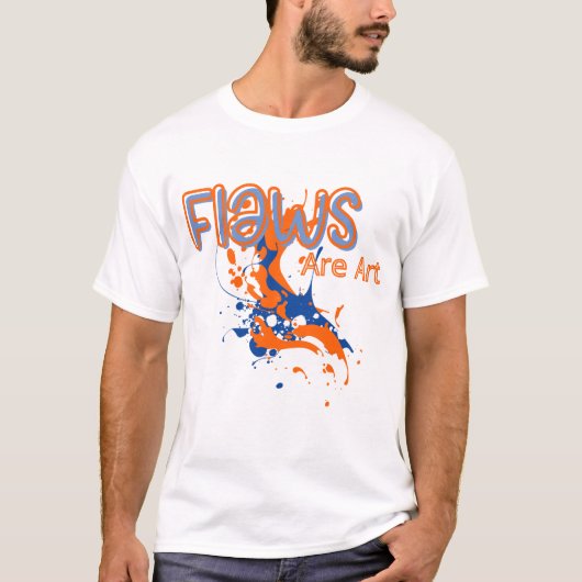 Flaws Are Art – Creative Minimalist T-Shirt by Mav (Voorkant)