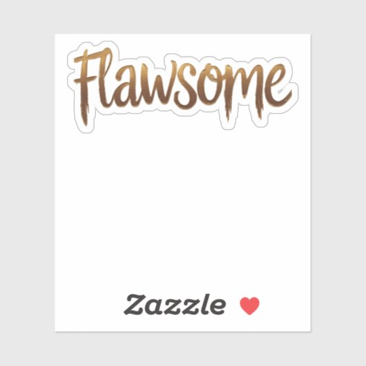 "Flawsome" Zelfvertrouwen & Zelfwaardering voor Ki Sticker (Vel)