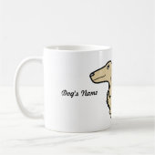 FLDR "I Love My" LH Blonde Dachshund Mok. Koffiemok (Links)