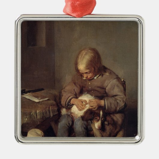 Flea-Catcher c.1655 Metalen Ornament (Voorkant)