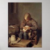 Flea-Catcher c.1655 Poster (Voorkant)