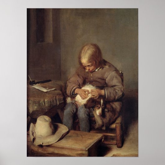 Flea-Catcher c.1655 Poster (Voorkant)