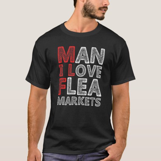 Flea Market Antiek Collector  Hunter Barga T-shirt (Voorkant)