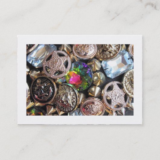 Flea Market Bling (omrand) Visitekaartje (Voorkant)