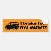 Flea Market Cool Fun Kies een kleur Bumpersticker (Voorkant)