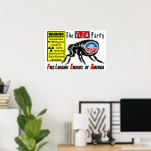 Flea Party: Occupy Wall Street Poster (Thuiskantoor)
