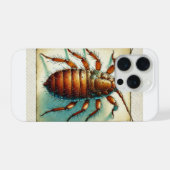 Flea Siphonaptera 020924IREF241 - Watercolor iPhone Hoesje (Achterkant horizontaal)