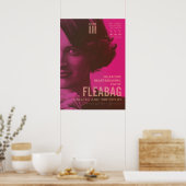 Fleabag Phoebe WallerBridge British comedy show al Poster (Keuken)
