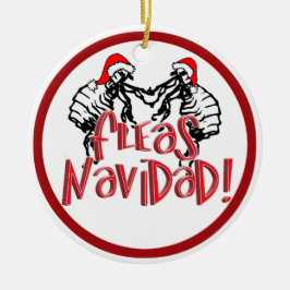 Fleas Navidad - Dansende kerstmis Keramisch Ornament