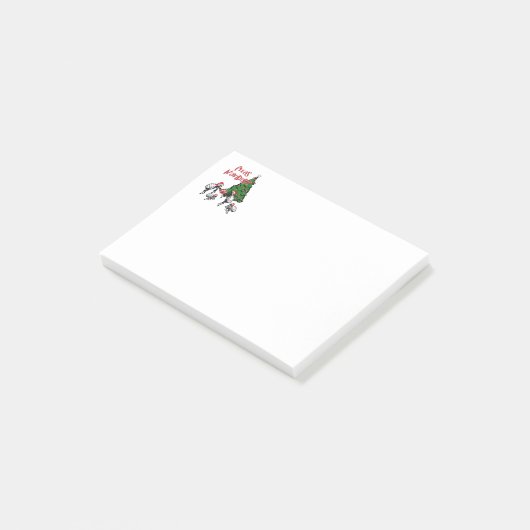 Fleas Navidad - Dansende kerstmis Post-it® Notes (Schuin)