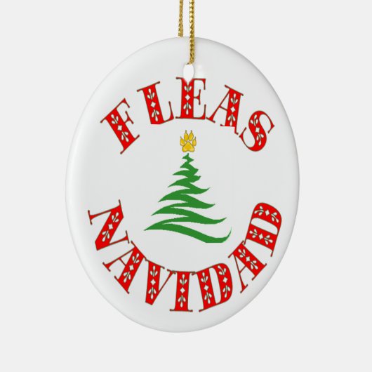 Fleas Navidad Pet Ornament (Rechts)