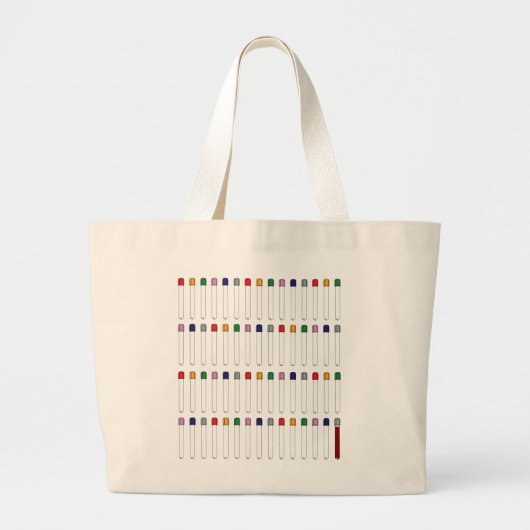 Flebotomie buizen grote tote bag (Voorkant)