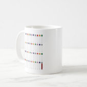 Flebotomie buizen koffiemok (Voorkant links)