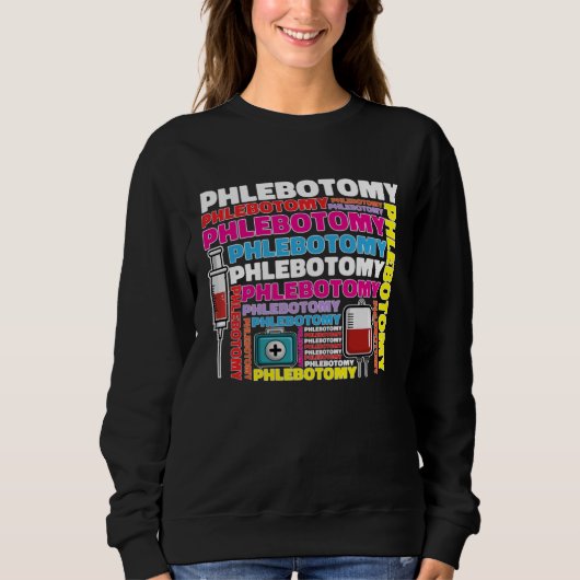 Flebotomie Flebotomist Technicus Bloedtechnicus Trui (Voorkant)